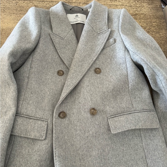 Babaton Light Gray Coat - Picture 2 of 4
